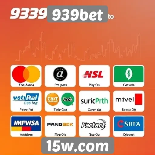 Opções de pagamento disponíveis no 939bet